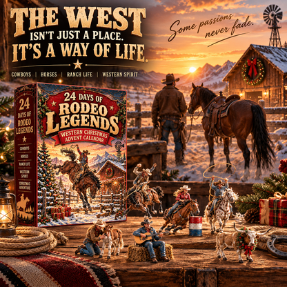 🌵 The Wild West Never Fades – 24-Day Cowboy & Horse Christmas Advent Calendar