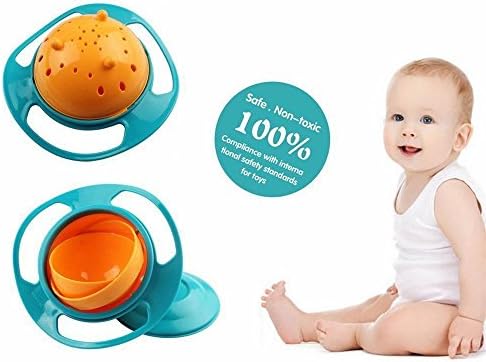👶 Spill-Resistant Gyro Bowl for Toddlers