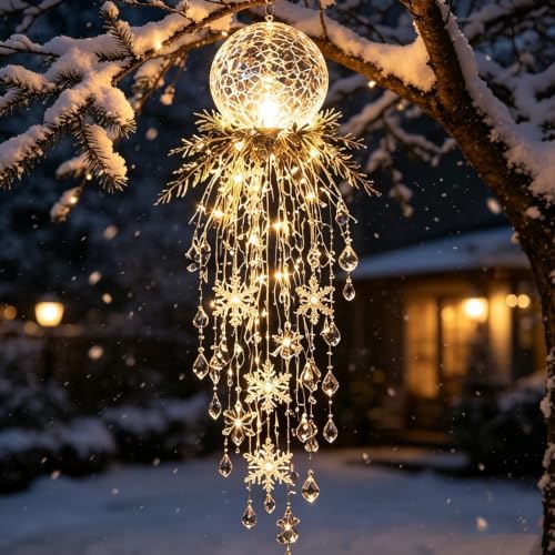 🎄 Crystal Cascade Christmas Light ✨