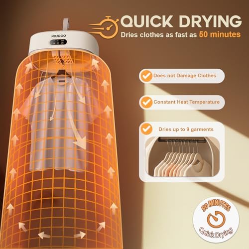 👕 Portable Clothes Dryer – 600W Compact Dryer for Apartments & Travel