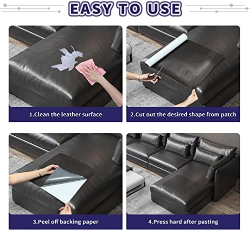 🛋️ Leather Repair Patch Tape – Self-Adhesive Repair for Furniture & Car Seats