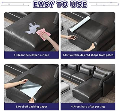 🛋️ Leather Repair Patch Tape – Self-Adhesive Repair for Furniture & Car Seats