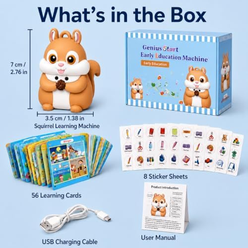 🎁 LAST DAY 50% OFF-Phonics Learning Toy with Reader Squirrel🐿️