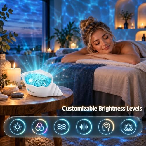🔥LAST DAY 49% OFF -🌊 Ocean Wave Projector Lamp