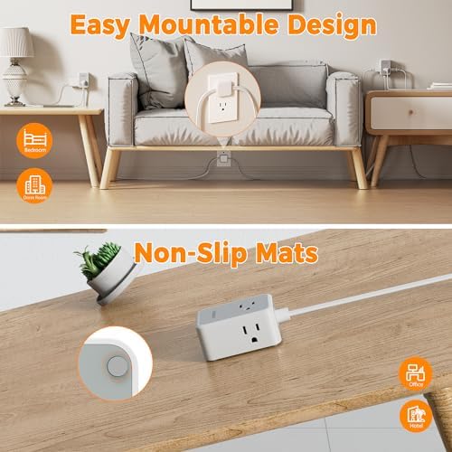 🔥LAST DAY 49% OFF -⚡ 12FT Twin Extension Cord with Flat Plug