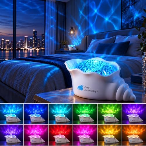 🔥LAST DAY 49% OFF -🌊 Ocean Wave Projector Lamp
