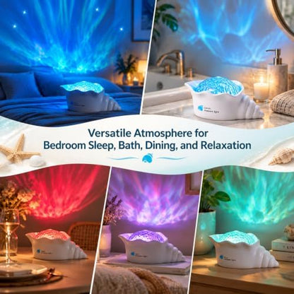 🔥LAST DAY 49% OFF -🌊 Ocean Wave Projector Lamp