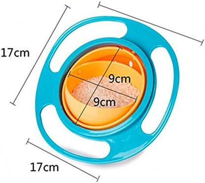 👶 Spill-Resistant Gyro Bowl for Toddlers