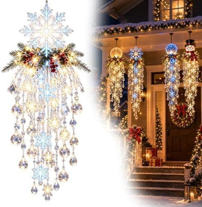 🎄 Crystal Cascade Christmas Light ✨