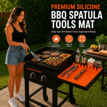 Premium Silicone BBQ Spatula Tools Mat