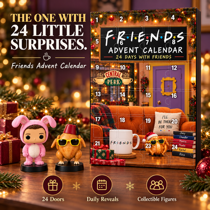 ☕ Friends Advent Calendar – 24 Days of Collectible Character Surprises for TV Fans
