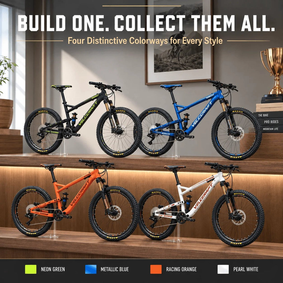 🎁🚲DIY Mountain Bike Model Kit- Build, Display & Collect(✨Buy 2 Free Shipping)