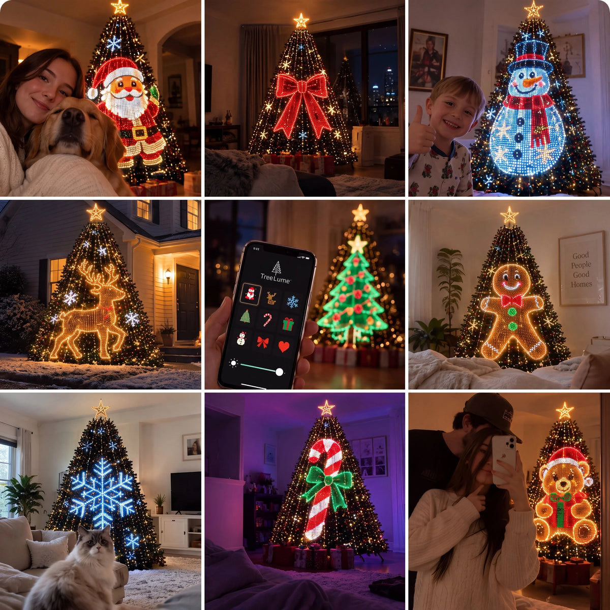 Smart Animated Christmas Tree Lights