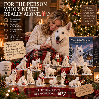 🤍 Always By Your Side — 24 Little White Shepherd Moments