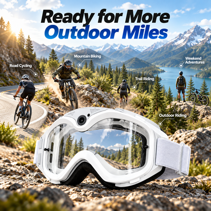 🥽 Wide-View Cycling Goggles – Wind & Dust Protection for Outdoor Riding