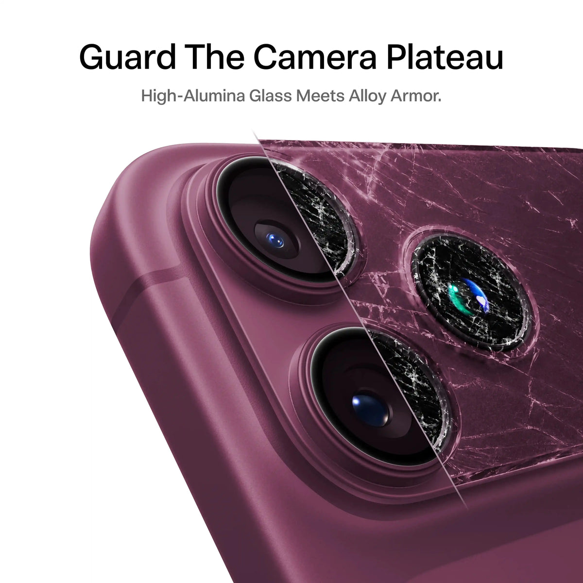 1-Piece Metal Frame Camera Lens & Module Protector for iPhone 18/17 Series
