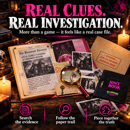 🎲 Flash Sale 50% OFF –3D Pop-Up Mystery Manor – Immersive Murder Mystery Puzzle Game