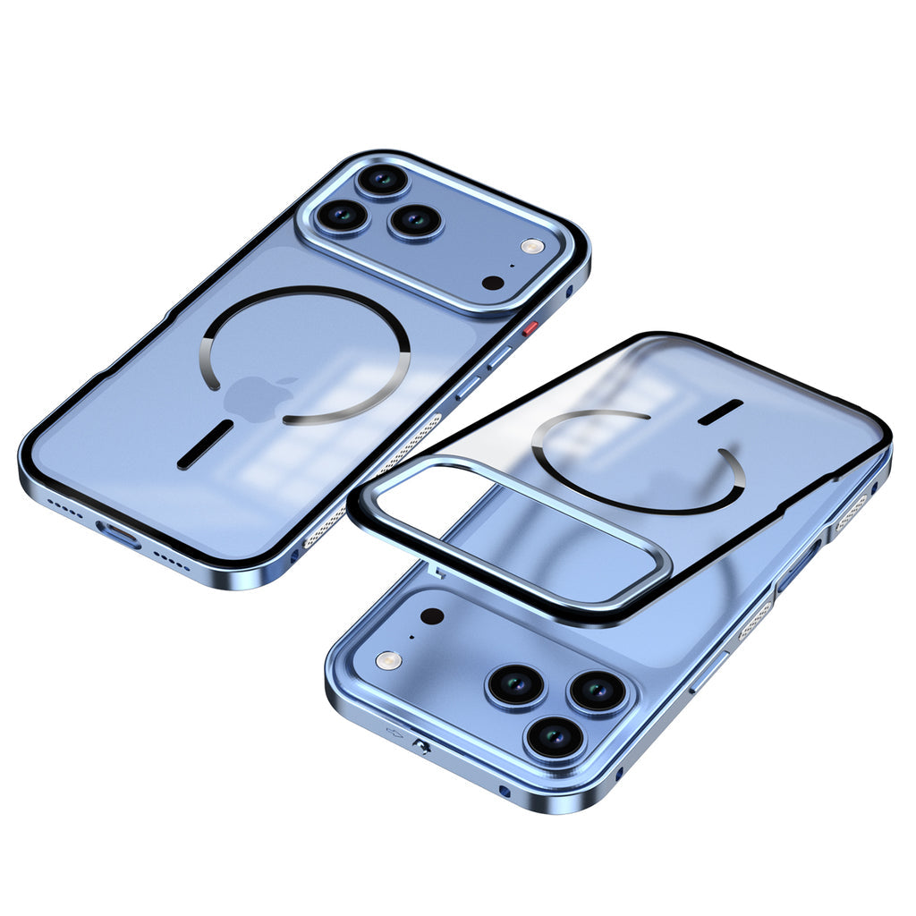 For iPhone 18 Pro Max Magnetic Metal Armor Case – Slim Premium Protection