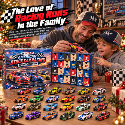 🏎️ Stock Car Racing Advent Calendar – Build Your Dream Racing Lineup