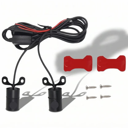 🏍️Angel Wing Motorcycle LED Projector Lights