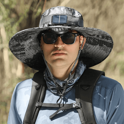 ☀️ SUMMER SALE☀️ Solar-Powered Cooling Hat with USB Fan – Stay Cool Anywhere!  🌊 Perfect for Fishing, Hiking, Golf & Outdoor Adventures!