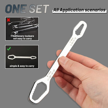 8–24mm Universal Self-Adjusting Wrench for Car Repair & Maintenance