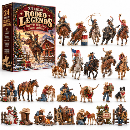 🌵 The Wild West Never Fades – 24-Day Cowboy & Horse Christmas Advent Calendar