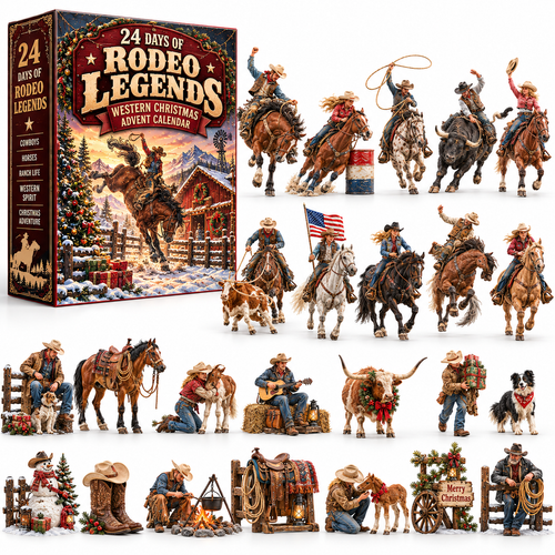 🌵 The Wild West Never Fades – 24-Day Cowboy & Horse Christmas Advent Calendar
