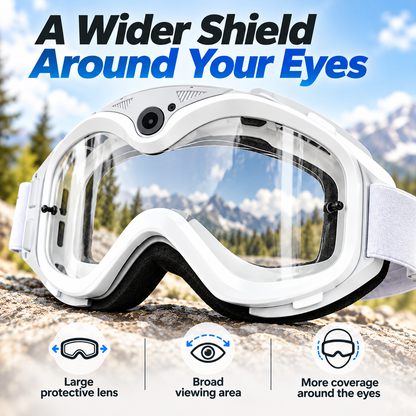 🥽 Wide-View Cycling Goggles – Wind & Dust Protection for Outdoor Riding