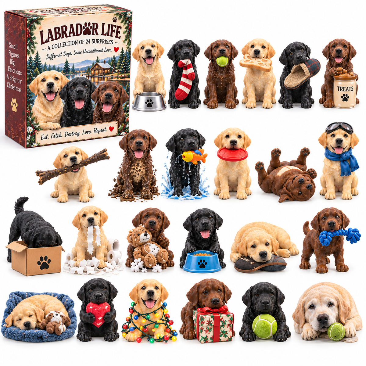 🔥 50% OFF ENDS TODAY!  🐾 Labrador Life — 24 Little Moments Every Lab Lover Knows