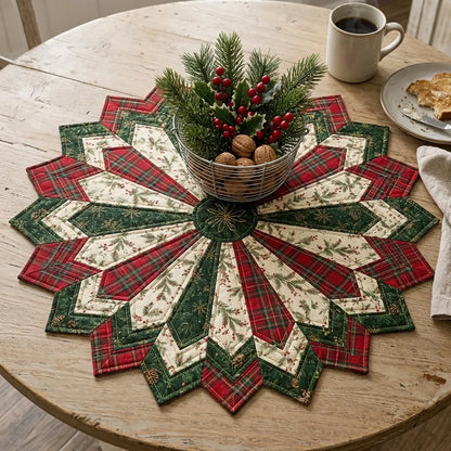 Holiday Star Table Topper Quilting Template Set