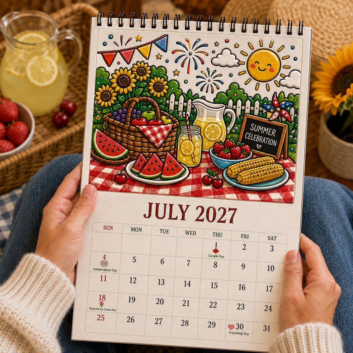 Color The Year 2027 Trace-By-Groove Creative Calendar - Image 9