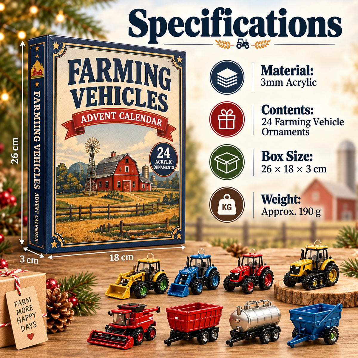 🚜 24-Day Farming Vehicle Advent Calendar | Farm Surprises