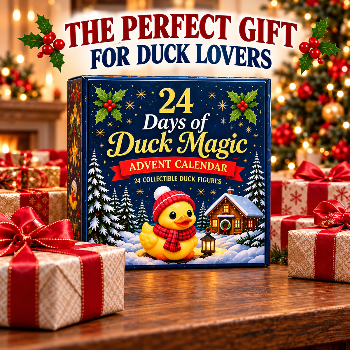 🦆24-Day 3D Duck Magic Christmas Advent Calendar