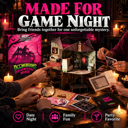 🎲 Flash Sale 50% OFF –3D Pop-Up Mystery Manor – Immersive Murder Mystery Puzzle Game