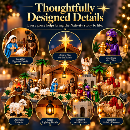🎄 Nativity Building Advent Calendar | 24 Daily Builds to Create a Complete Christmas Scene 🧱