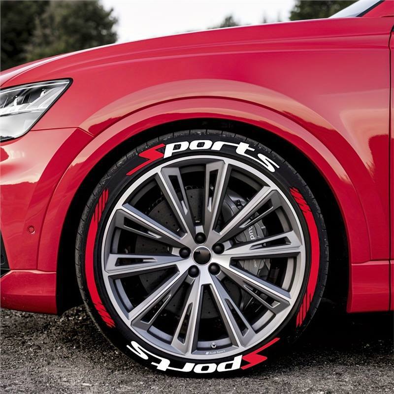3D Racing Tire Lettering Kit-Suitable for cars and motorcycles
