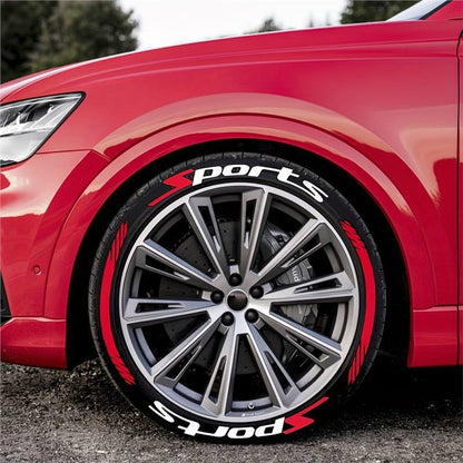 3D Racing Tire Lettering Kit-Suitable for cars and motorcycles