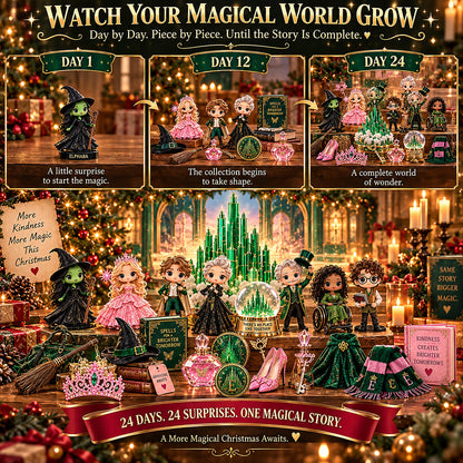 ✨ 24 Days of Emerald & Pink Magic — Magical Christmas Countdown Collection