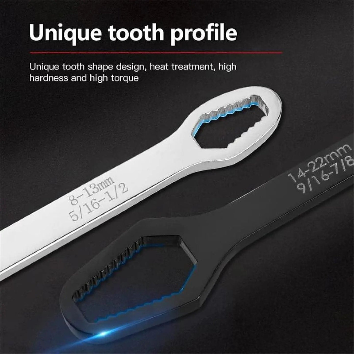 8–24mm Universal Self-Adjusting Wrench for Car Repair & Maintenance