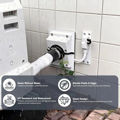 HVAC Wall Penetration and Line-Set Cover Kit