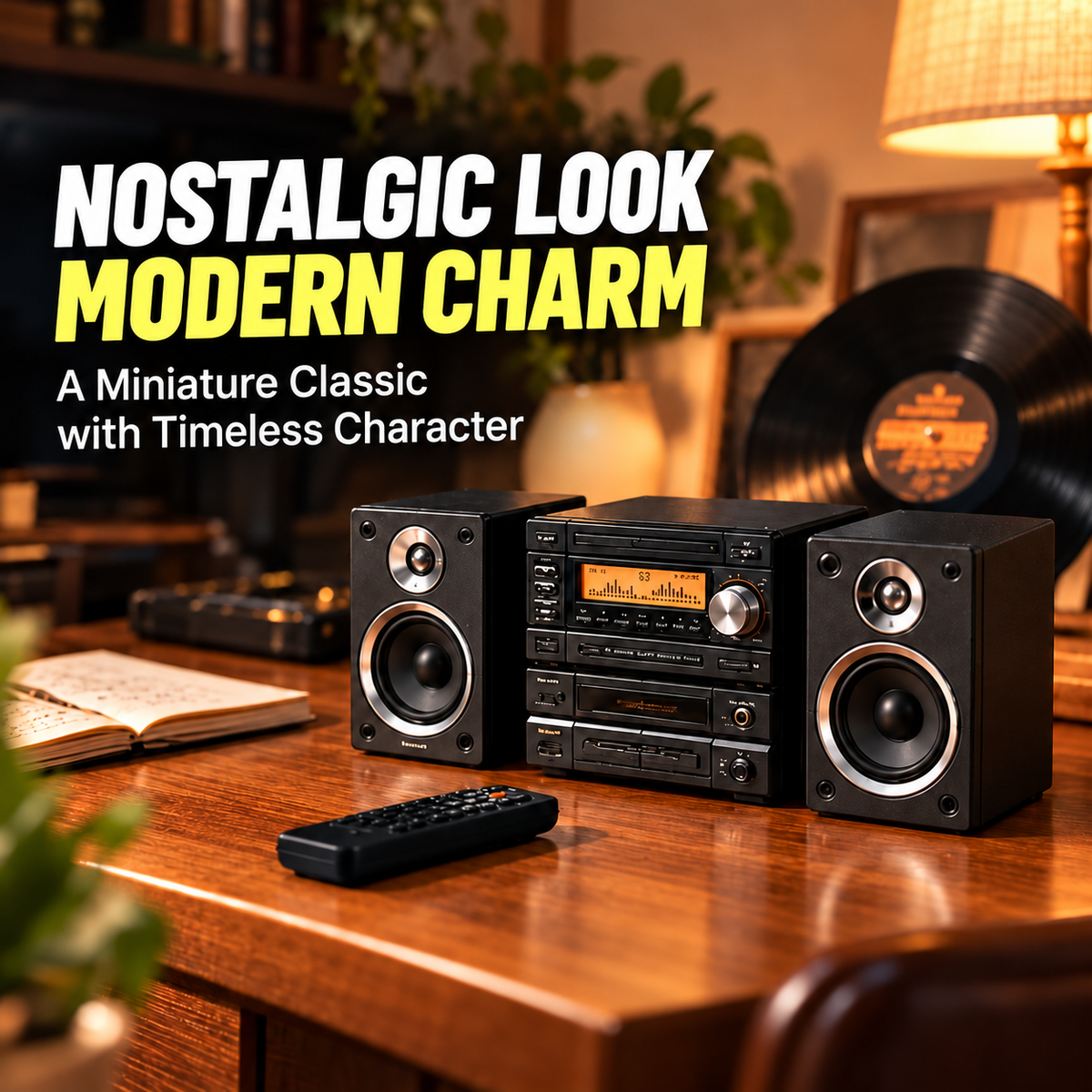 🎵📻 Pocket-Sized Hi-Fi | Retro Stereo Desktop Collectible