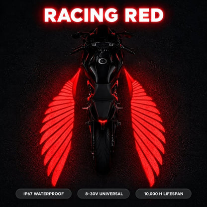 🏍️Angel Wing Motorcycle LED Projector Lights