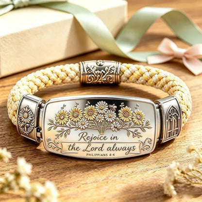 ✝️ Inspirational Christian Scripture Bracelet Collection – Genuine Leather Bible Verse Bracelets for Faith, Hope & Joy | Magnetic Clasp Meaningful Gift 💕