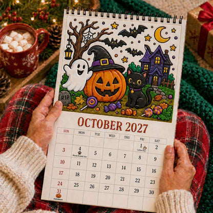 Color The Year 2027 Trace-By-Groove Creative Calendar - Image 12