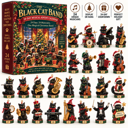 🐈‍⬛🎵 24-Day Black Cat Band Advent Calendar