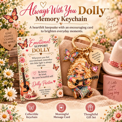 Always With You Dolly Memory Keychain