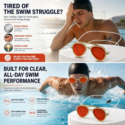 Speedo Sunny G Swim Goggles – Anti-Fog UV Protection Swimming Goggles 🏊‍♂️☀️