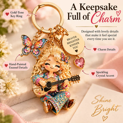 Always With You Dolly Memory Keychain
