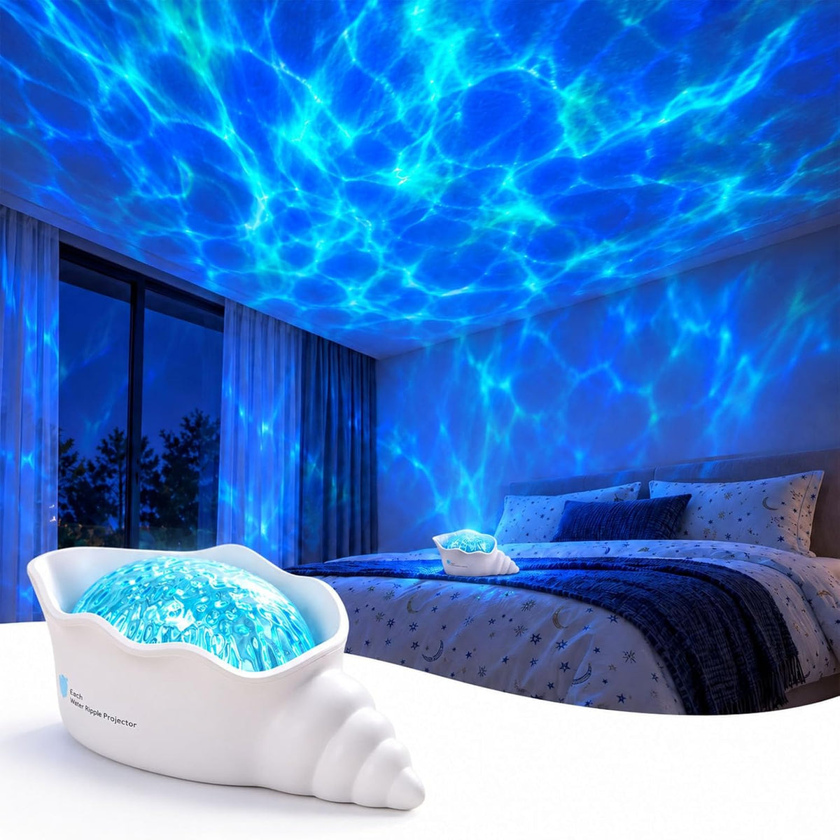 🔥LAST DAY 49% OFF -🌊 Ocean Wave Projector Lamp
